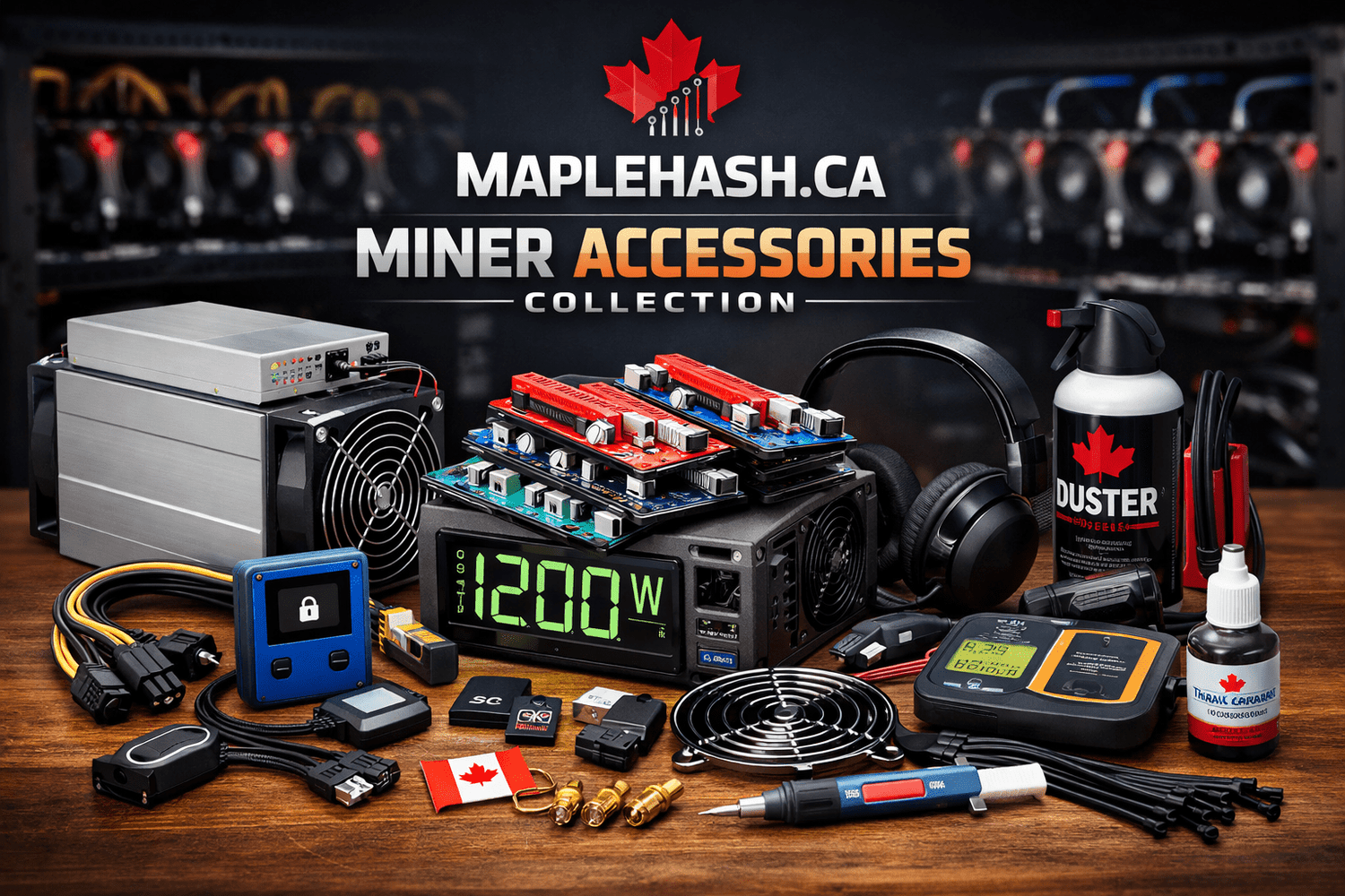 Bitcoin Mining Accessories | ASIC Miner Parts – MapleHash Canada - Maplehash Canada