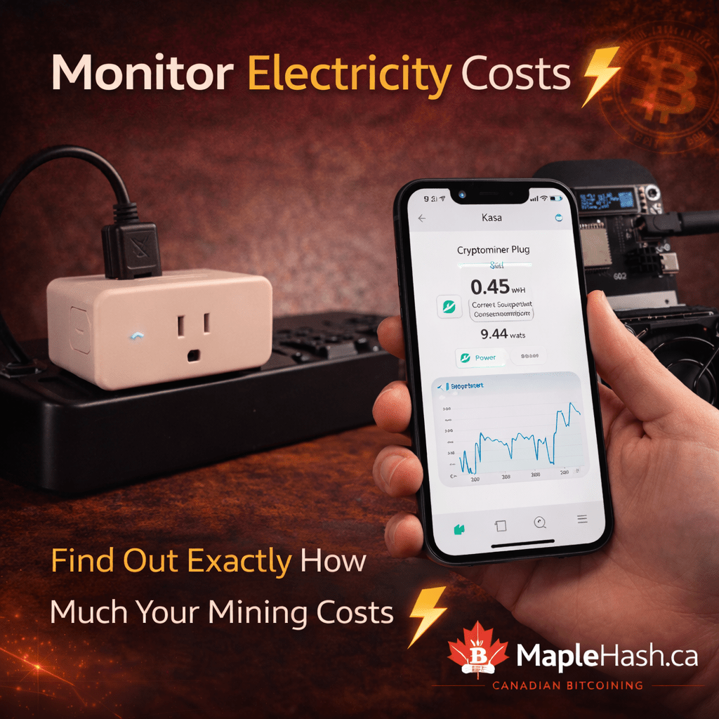 Bitaxe Gamma 602 Home Bitcoin Mining Starter Bundle 🇨🇦 | Complete Setup Kit (Low Power + Monitoring) - Maplehash Canada