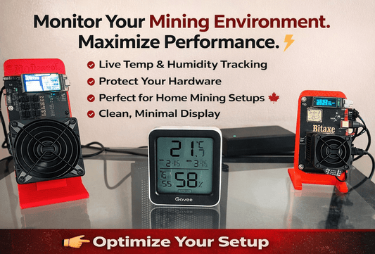 Govee Smart Thermo - Hygrometer – Temperature & Humidity Monitor for Home Bitcoin Mining (Canada) - Maplehash Canada
