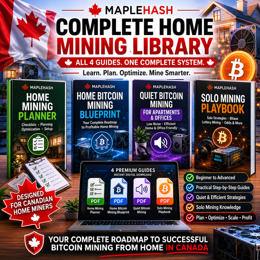 MapleHash Complete Home Mining Library 🇨🇦 - Maplehash Canada