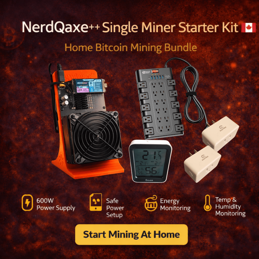 NerdQaxe++ Complete Starter Kit (Home Mining Ready) - Maplehash Canada