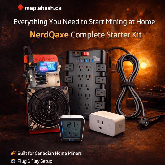 NerdQaxe++ Complete Starter Kit (Home Mining Ready) - Maplehash Canada