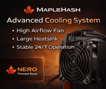 NerdQaxe++ Rev 6.1 – 6 TH/s Solo Bitcoin Miner - Maplehash Canada