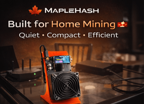 NerdQaxe++ Rev 6.1 – 6 TH/s Solo Bitcoin Miner - Maplehash Canada