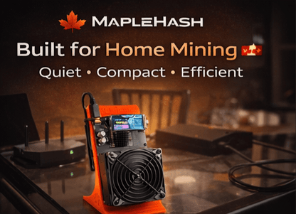 NerdQaxe++ Rev 6.1 – 6 TH/s Solo Bitcoin Miner - Maplehash Canada
