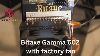 Before and after sound comparison of Bitaxe Gamma 601 fan upgrade demonstrating reduced noise and quieter home bitcoin mining setup in Canada