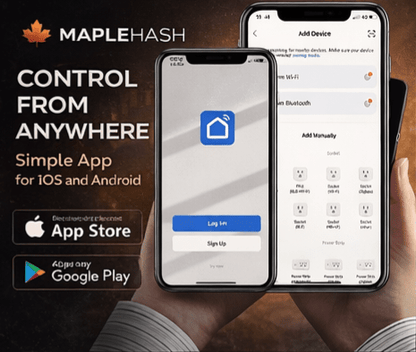 Smart Plug with Energy Monitoring (2 - Pack) – Power Monitor for Bitcoin Miners - Maplehash Canada