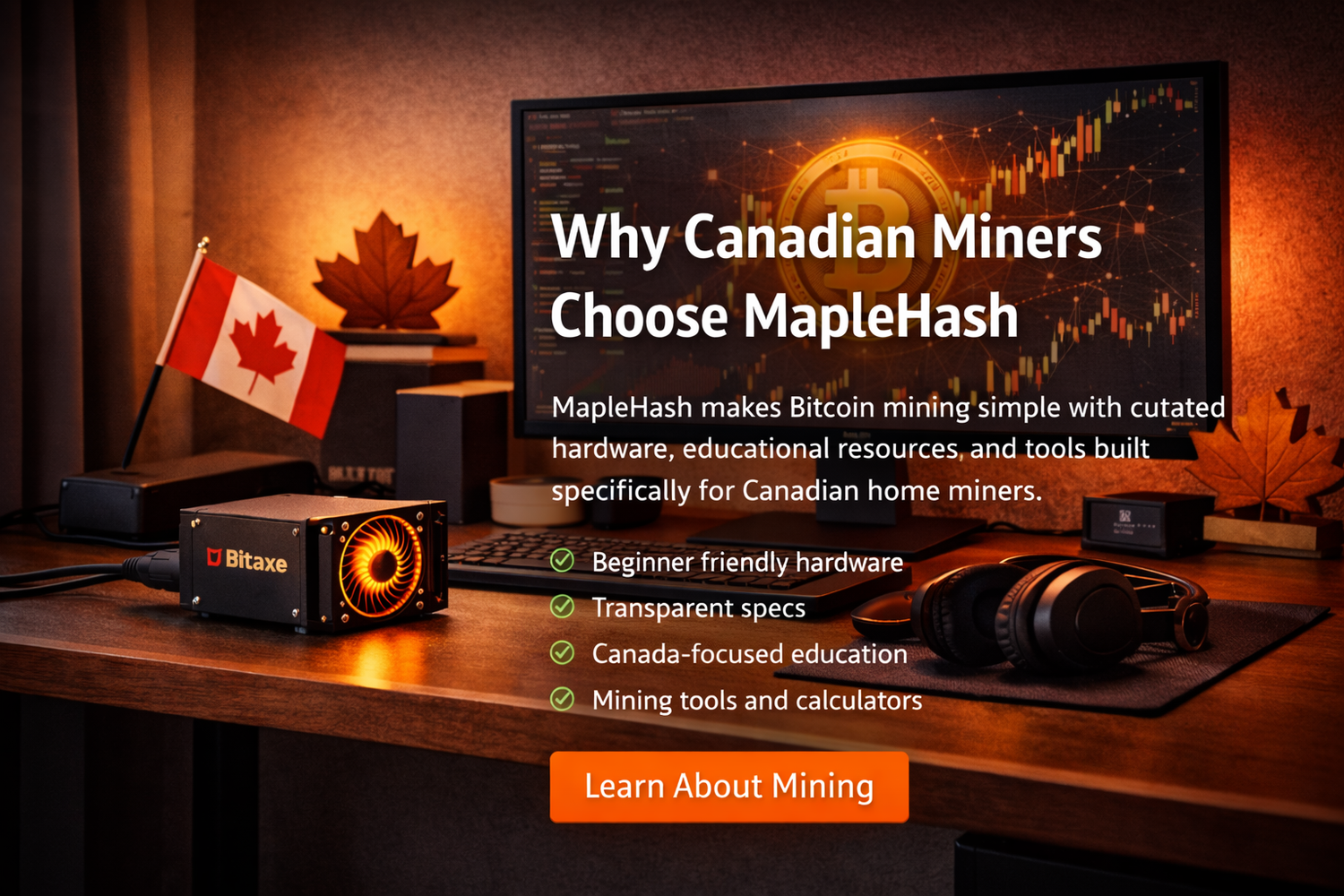 Why Canadian Bitcoin miners choose MapleHash for home mining hardware, accessories, and solo mining tools