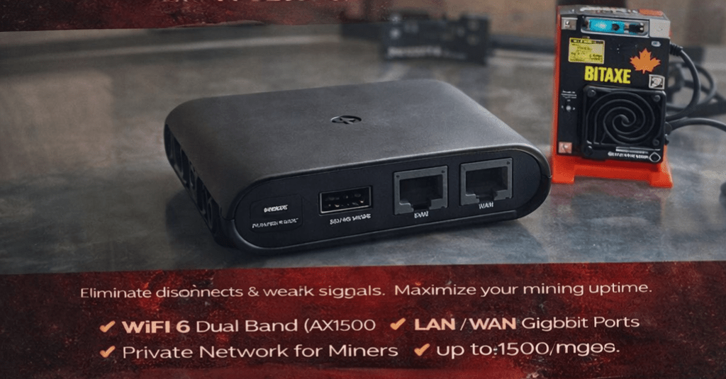 WiFi 6 Travel Router (AX1500) – Secure High - Speed Network for Bitcoin Mining Setups (Canada) - Maplehash Canada