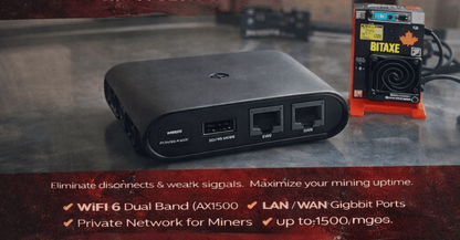 WiFi 6 Travel Router (AX1500) – Secure High - Speed Network for Bitcoin Mining Setups (Canada) - Maplehash Canada